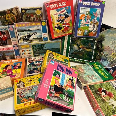 Vintage Puzzles Lot