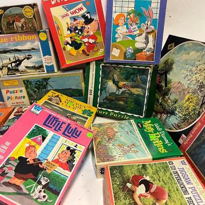Vintage Puzzles Lot