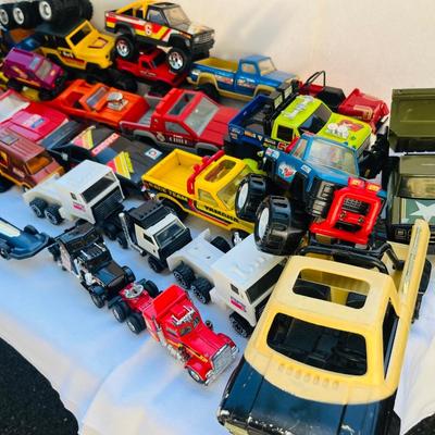 Toy Trucks / Dragster Lot