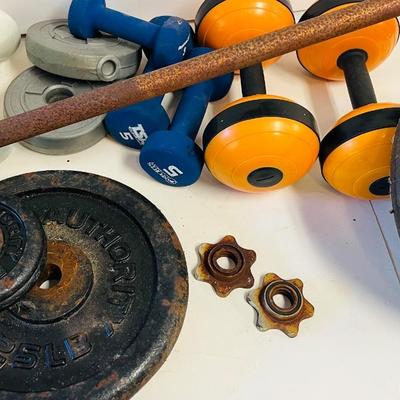Fitness Hand Weights Lot