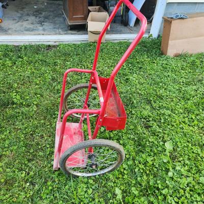 Hand Truck Oxygen Accetylene Tanks Cart need new inner tubes for tires