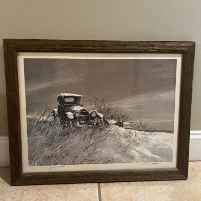 Robert Fabe Pencil Signed Framed Print (EH-MG)