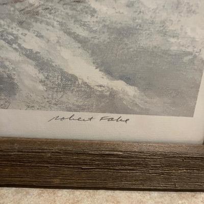 Robert Fabe Pencil Signed Framed Print (EH-MG)