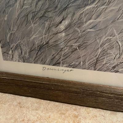 Robert Fabe Pencil Signed Framed Print (EH-MG)