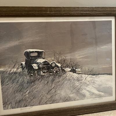 Robert Fabe Pencil Signed Framed Print (EH-MG)