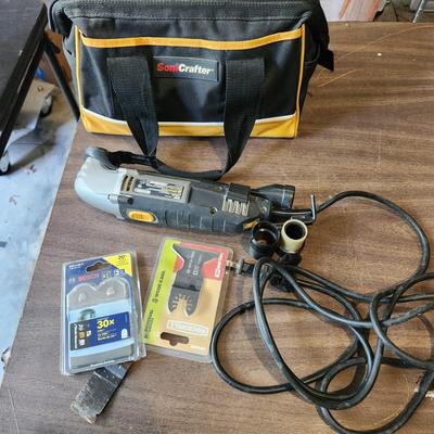 Rockwell SoniCrafter RK5102K Oscillating Tool w Accessories and Bag tested