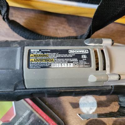 Rockwell SoniCrafter RK5102K Oscillating Tool w Accessories and Bag tested