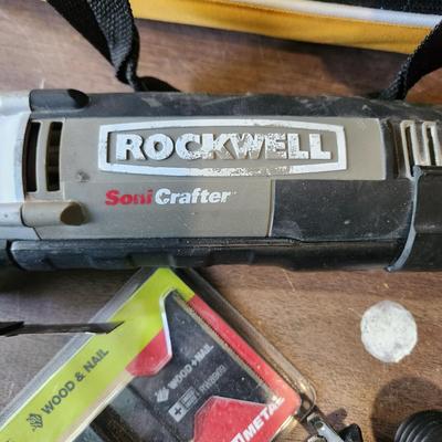 Rockwell SoniCrafter RK5102K Oscillating Tool w Accessories and Bag tested