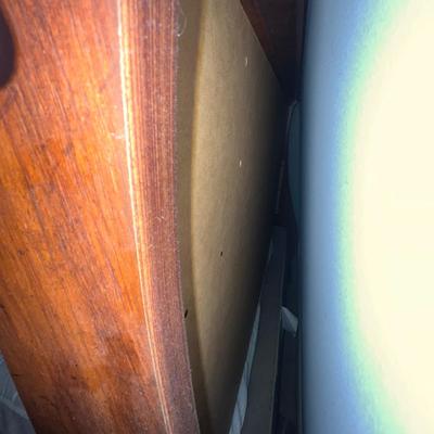 Queen Sized Wooden Sleigh Bed (P-MG)