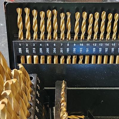 Advantek Workshop Drill bit organizer loaded with Drill Bits