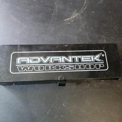 Advantek Workshop Drill bit organizer loaded with Drill Bits
