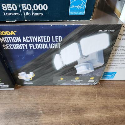 Lighting Lot Outdoor & Utility LED Honeywell Motion Activated