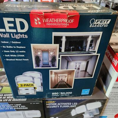 Lighting Lot Outdoor & Utility LED Honeywell Motion Activated