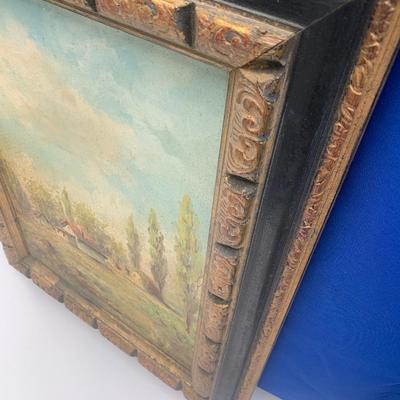Estate Art - Vintage Oil on Canvas - Framed Landscape