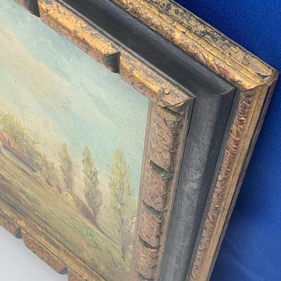 Estate Art - Vintage Oil on Canvas - Framed Landscape