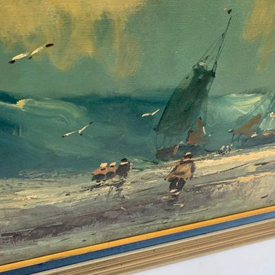 55” Estate Art - Signed / Framed