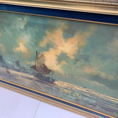 55” Estate Art - Signed / Framed