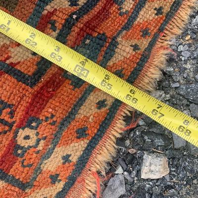 Antique Estate Rug 66” x 38”