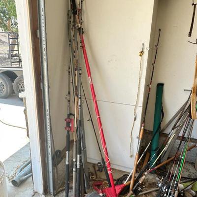 Fishing poles 