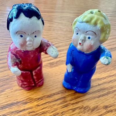 Vintage salt and pepper shakers