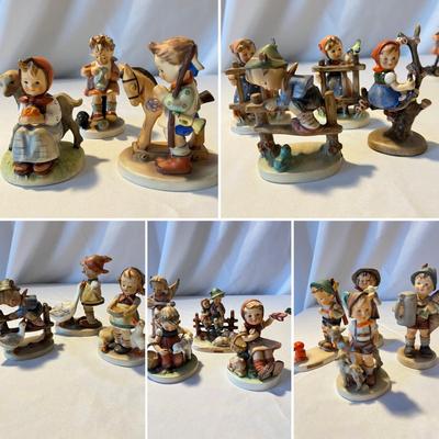 20 Hummel Figurines - ‘Goose Girl’, ‘Wayside Harmony’ & More (LR-RG)