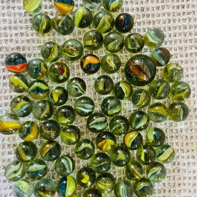 Bag of Vintage Marbles