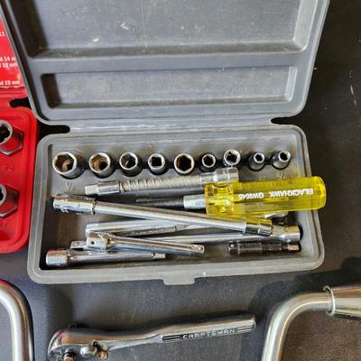 Craftsman Tool bag loaded with Sockets in Photos.