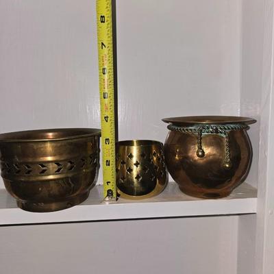 Brass bowls