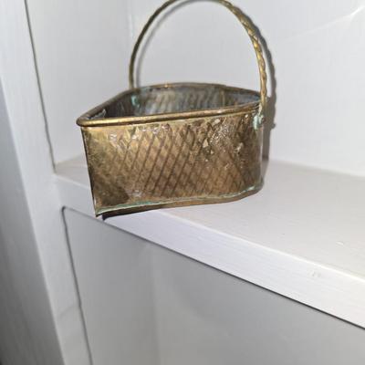 Brass basket