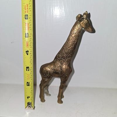 Brass giraffe
