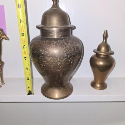 Brass pots
