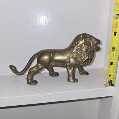 Brass lion