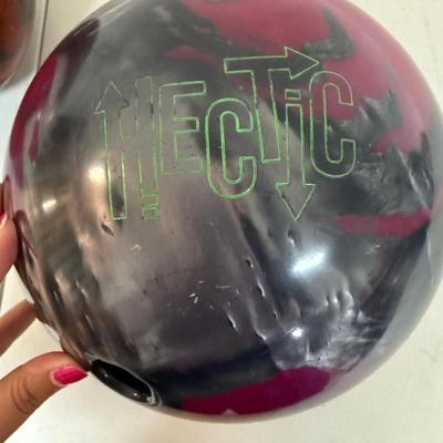 Brunswick Bowling Bag and Three Bowling Balls (G-BM)