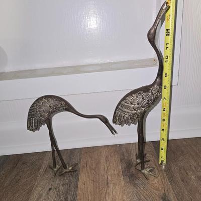 Brass cranes