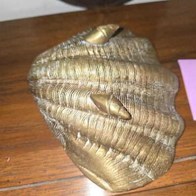 Brass Shell dish