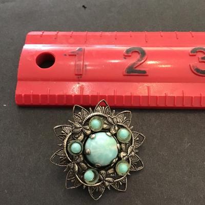 Vintage gunmetal, tone, fashion, statement, lapel pin