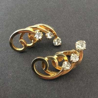 Cool vintage clip on earrings
