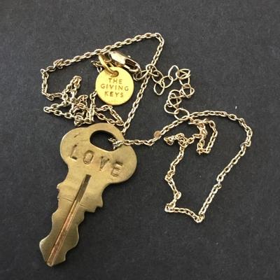 The giving keys necklace