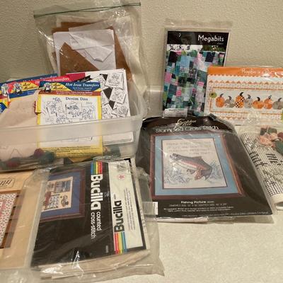 Cross-stitch and more items