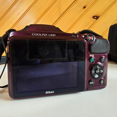 LOT 57F: Nixon Coolpix L820 Digital Camera with Bag