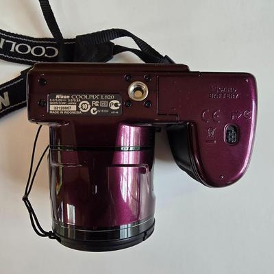 LOT 57F: Nixon Coolpix L820 Digital Camera with Bag