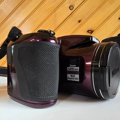 LOT 57F: Nixon Coolpix L820 Digital Camera with Bag
