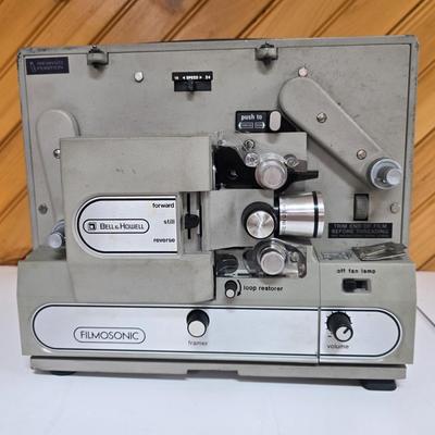 LOT 59P: 2 Bell&Howell 8mm Movie Cameras with Projectors and Accessories