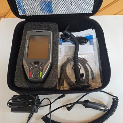 LOT 74P: Retro Road Trip!! Magellan GPS with Portable DVD Player, CD Player, and Accessories