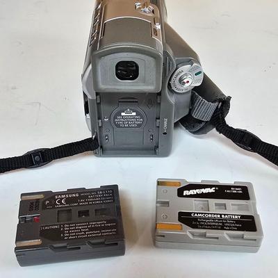 LOT 75P: TWO Camcorders and Samsung Digital Camera with Accessories