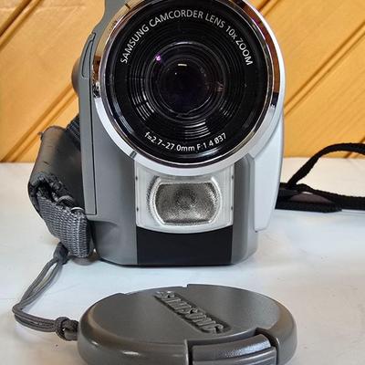 LOT 75P: TWO Camcorders and Samsung Digital Camera with Accessories