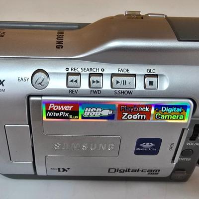 LOT 75P: TWO Camcorders and Samsung Digital Camera with Accessories
