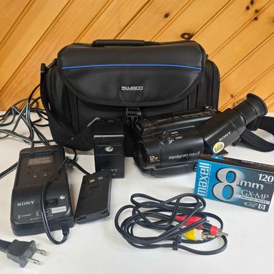 LOT 75P: TWO Camcorders and Samsung Digital Camera with Accessories