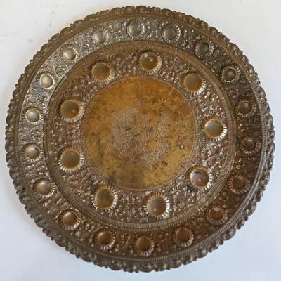 LOT 80F: Vintage Brass Peacock/Assorted Metal Home Decor