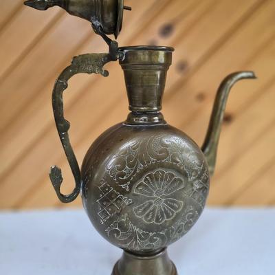 LOT 80F: Vintage Brass Peacock/Assorted Metal Home Decor
